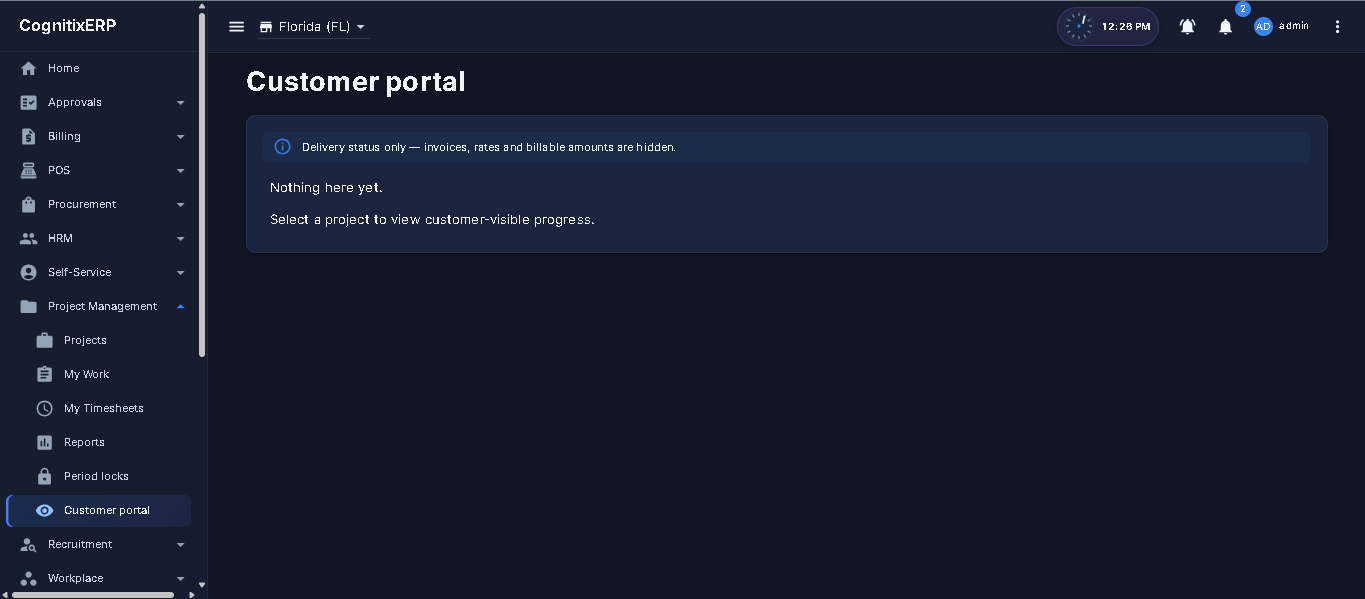 Project client portal